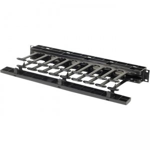Ortronics Horizontal Cable Manager, Single Sided, 19" Mounting x 1RU SHMC1RU