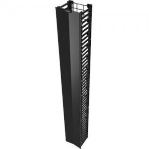Legrand Q-Series Vertical Manager, 7' H x 4" Wide, Single Sided QVMS704