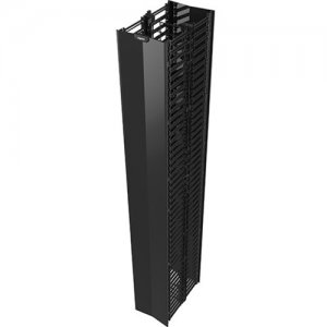 Legrand Q-Series Vertical Manager, 7' H x 4" Wide, Double Sided QVMD704