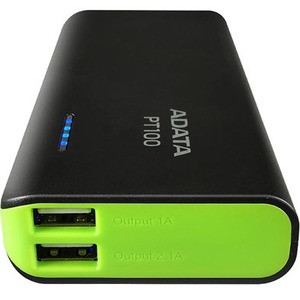 Adata Power Bank APT100-10000M-5V-CBKGR PT100