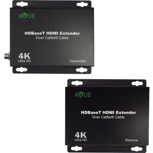 Avue AVUE 4K HDBaseT HDMI Extender, up to 250ft. for 1080P/ 150ft. for 4K HDMI-EX250