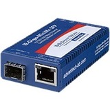 B+B SmartWorx 10/100/1000Mbps Miniature Media Converter with LFPT IMC-370-SFP-PS-A