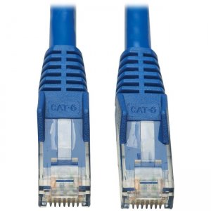 Tripp Lite Cat6 UTP Patch Cable (RJ45) - M/M, PoE, Gigabit, Snagless, CMR-LP, Blue, 6 ft N201P-006-BL