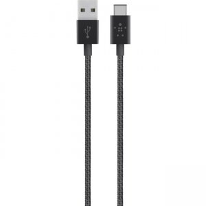 Belkin MIXIT↑ Metallic USB-C to USB-A Charge Cable F2CU060BT04-BLK