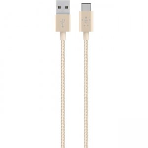 Belkin MIXIT↑ Metallic USB-C to USB-A Charge Cable F2CU060BT04-GLD