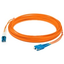 AddOn Fiber Optic Duplex Patch Network Cable ADD-SC-LC-2M6MMF-WE