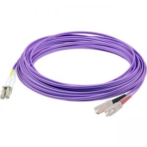 AddOn 2m LC (Male) to LC (Male) Purple OM1 Duplex Fiber OFNR (Riser-Rated) Patch Cable ADD-LC-LC-2M6MMF