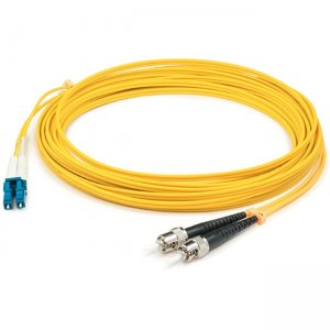 AddOn 5m LC (Male) to ST (Male) Yellow OM1 Duplex Plenum-Rated Fiber Patch Cable ADD-ST-LC-5M6MMFP-YW