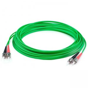 AddOn 3m ST (Male) to ST (Male) Green OM1 Duplex Plenum-Rated Fiber Patch Cable ADD-ST-ST-3M6MMFP-GN