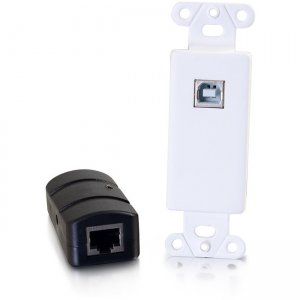C2G USB 2.0 Over Cat5/Cat6 Wall Plate to Box Extender - Up to 150ft 54289