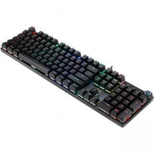 Adesso RGB Programmable Mechanical Gaming Keyboard with Detachable Magnetic Palmrest AKB-650EB 650EB