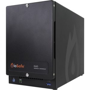 ioSafe Duo 16TB RAID 1 USB 3.2 Fireproof/Waterproof Desktop Hard Drive 72400-1940-1200