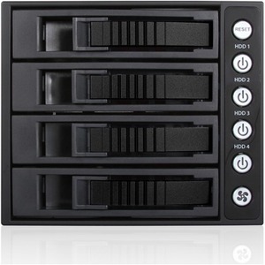 iStarUSA 3x 5.25" to 4x 3.5" 2.5" 12Gb/s HDD SSD SFF-8643 Hot-swap Rack BPU