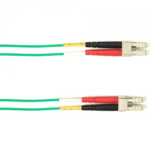 Black Box Fiber Optic Duplex Patch Network Cable FOCMRSM-001M-LCLC-GN
