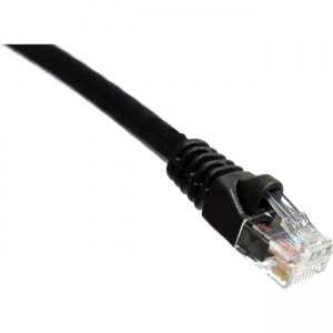 Axiom 1FT CAT6 550mhz S/FTP Shielded Patch Cable Molded Boot (Black) C6MBSFTPK1-AX