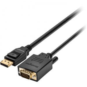 Kensington DisplayPort 1.2 (M) to VGA (M) Passive Unidirectional Cable, 6ft K33024WW