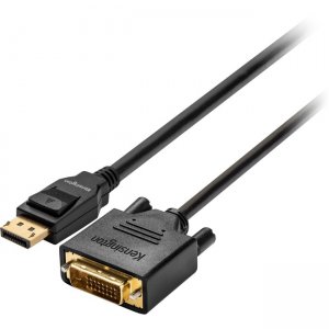 Kensington DisplayPort 1.1 (M) to DVI-D (M) Passive Unidirectional Cable, 6ft K33023WW