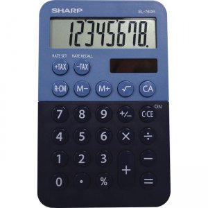 Sharp BBL Desktop Calculator EL760RBBL EL-760R