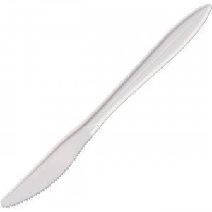 Solo Cutlery, Knife, 1/2"Wx6-1/2"Lx1/4"H, 1000/CT, White K6SW SCCK6SW