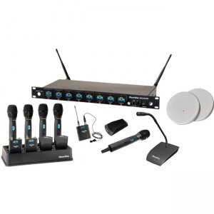 ClearOne 4-Channel Wireless Microphone System Receiver 910-6000-404-X-C-D WS840