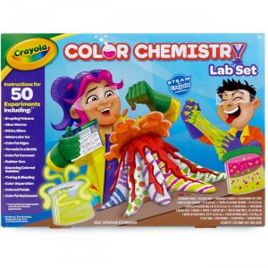 Crayola Chemistry Lab Set Steam Toy 50 Colorful Experiments 74-7244 CYO747244