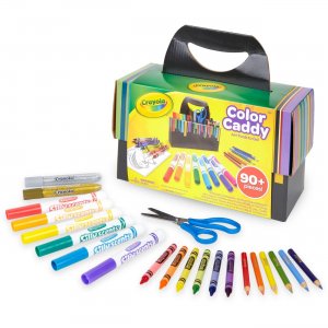 Crayola Color Caddy 90 Art Tools in a Storage Caddy 04-0382 CYO040382