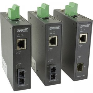 Transition Networks Unmanaged Hardened Gigabit Ethernet Media Converter SISTG1013-211-LRT-B