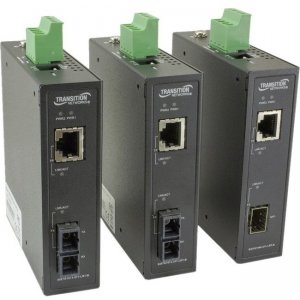 Transition Networks Unmanaged Hardened Gigabit Ethernet Media Converter SISTG1040-211-LRT-B SISTG1014-211-LRT-B