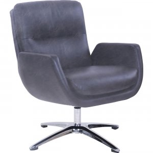 Lorell Distressed Soft Touch Lounge Chair 49874 LLR49874