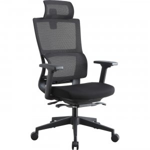 Lorell High Back Mesh Chair w/ Headrest 81998 LLR81998