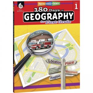 Shell Education 180 Days of Geography Resource 28622 SHL28622