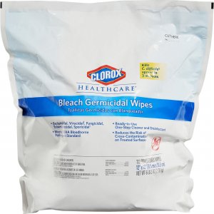 Clorox Healthcare Bleach Germicidal Wipes Refill 30359BD CLO30359BD