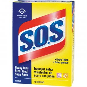 S.O.S Heavy Duty Steel Wool Soap Pads 88320BD CLO88320BD