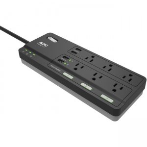 APC by Schneider Electric SurgeArrest Home/Office 6-Outlet Surge Suppressor/Protector PH6U4X32