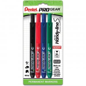 Pentel PROGear 3.0mm Ultra Slim Hand-lines Marker NXS15PGBP4M PENNXS15PGBP4M