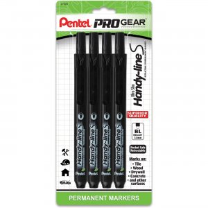 Pentel PROGear 3.0mm Ultra Slim Hand-lines Marker NXS15PGBP4A PENNXS15PGBP4A