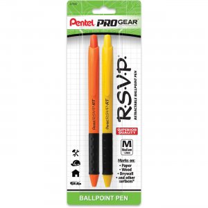 Pentel PROGear R.S.V.P. 1.0mm Retractable Pen BK93HDPGBP2A PENBK93HDPGBP2A