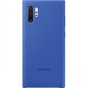 Samsung Galaxy Note10+ Silicone Cover, Blue EF-PN975TLEGUS