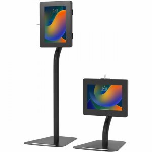 CTA Digital Premium Height-Adjustable Floor-to-Desk Security Kiosk for Tablets PAD-PARAFD
