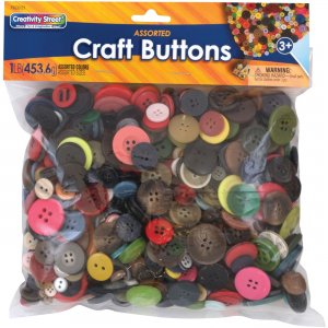 Pacon Craft Button Variety Pack 6121 PAC6121