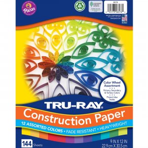 Tru-Ray Color Wheel Construction Paper 6576 PAC6576