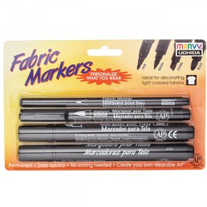 Marvy Fabric Markers Set 51244A UCH51244A