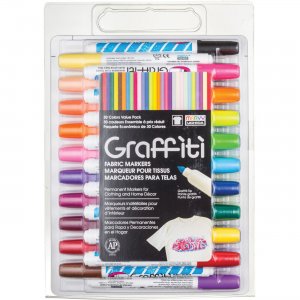 Marvy Graffiti Fabric Markers 56030A UCH56030A