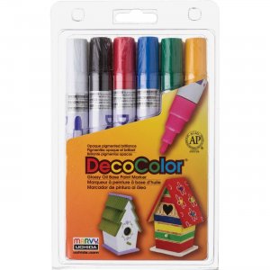 Marvy DecoColor Glossy Oil Base Paint Markers 3006A UCH3006A