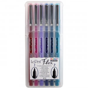 Marvy LePen Flex Brush Tip Pen Set 48006B UCH48006B