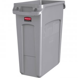 Rubbermaid Commercial Slim Jim Vented Container 1971258CT RCP1971258CT