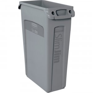 Rubbermaid Commercial Slim Jim Vented Container 354060GYCT RCP354060GYCT