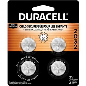 Duracell 2032 3V Lithium Battery DL2032B4CT DURDL2032B4CT