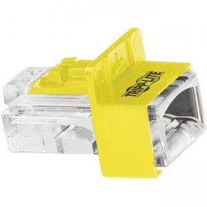 Tripp Lite Universal RJ45 Locking Inserts, Yellow, 10 Pack N2LPLUG-010-YW