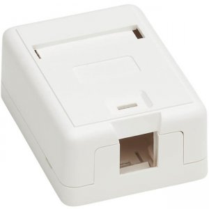 Tripp Lite Surface-Mount Box for Keystone Jack - 1 Port, White N082-001-WH